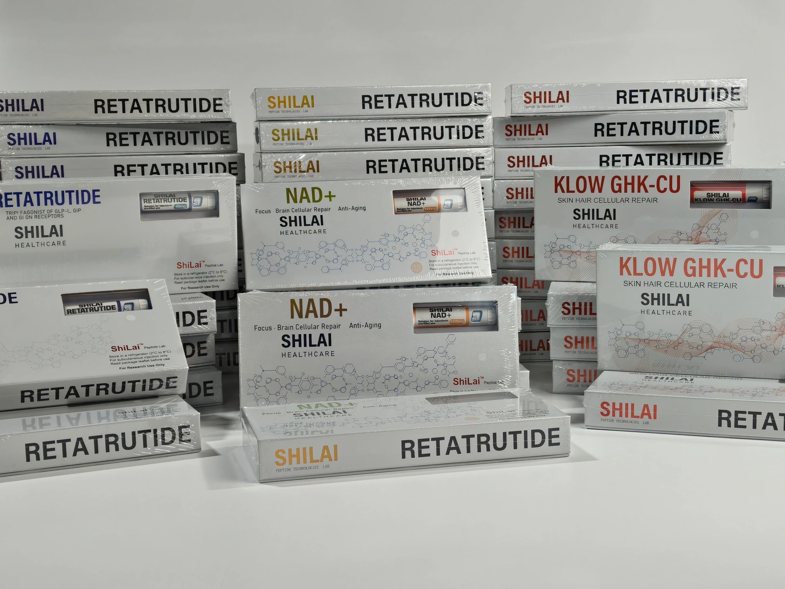 ShiLai Healthcare Retatrutide NAD+ KLOW Focus Brain Anti-Aging products